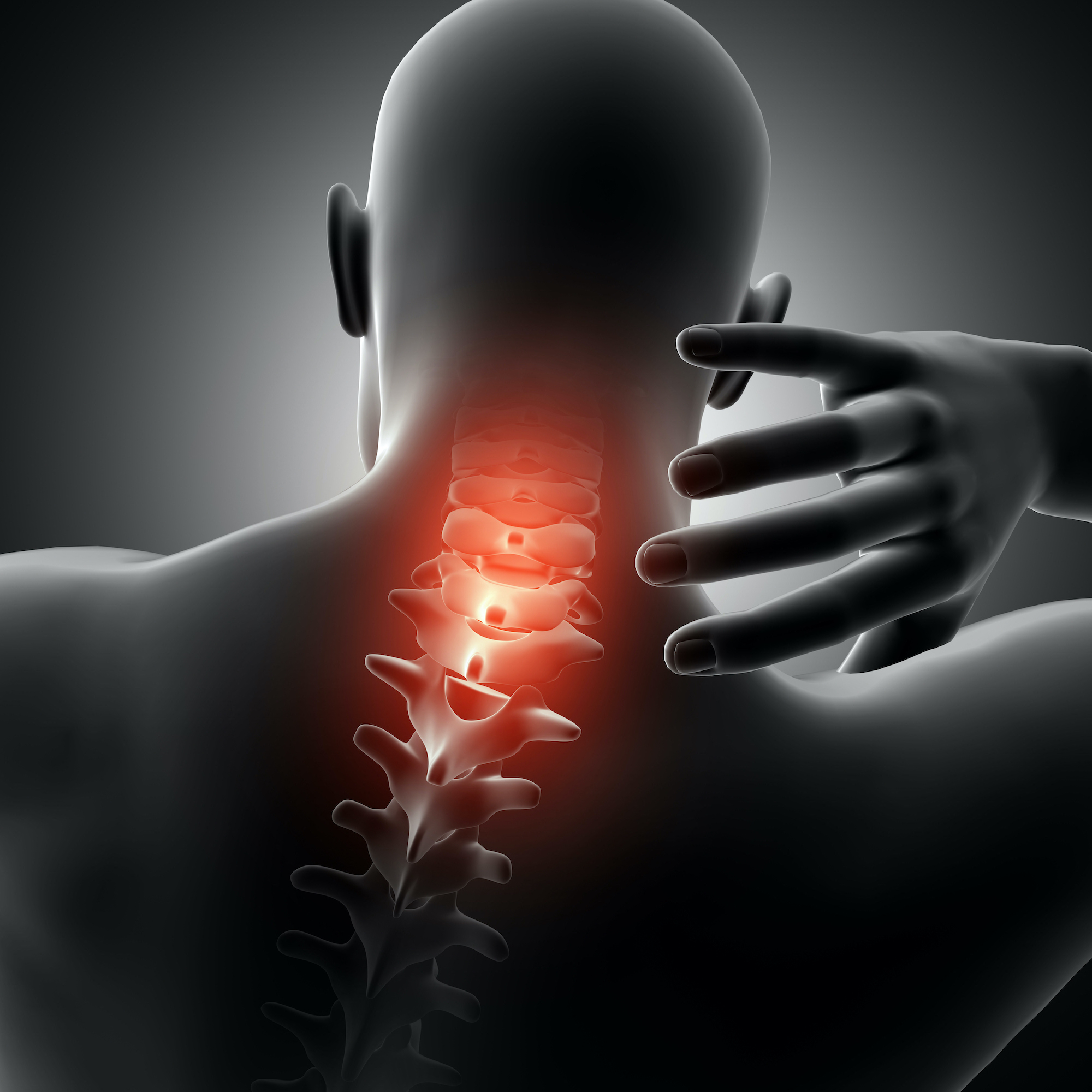 Laser‐Schmerz­therapie für Schmer­zen im Nacken